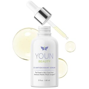 YOUN Beauty 20% Vitamin C Face Serum with Hyaluronic Acid