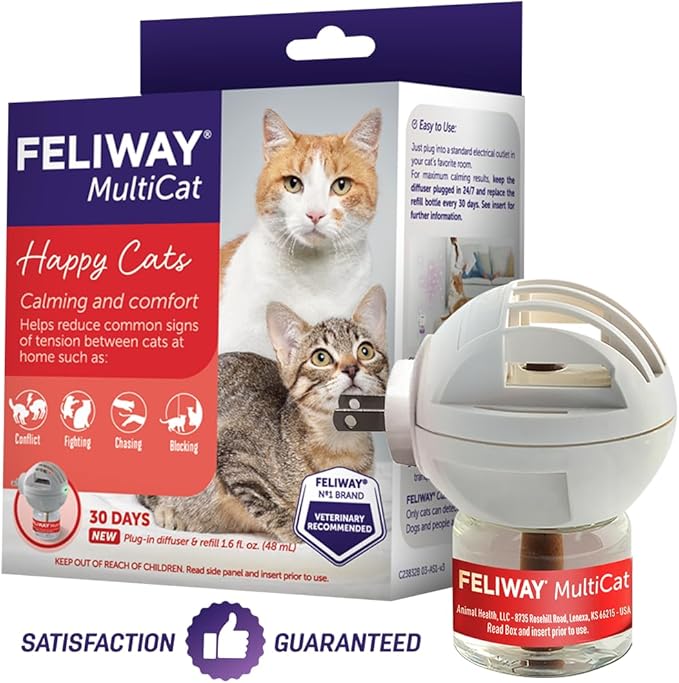 FELIWAY MultiCat 30 Day Cat Calming Plug In Pheromone