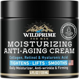 Men's Face Moisturizer Cream - Anti Aging & Wrinkle - Made in USA