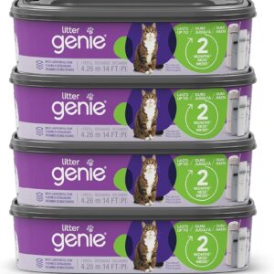 Litter Genie Refill Bags (4-Pack) | Multi-Layers of Odor-Barrier