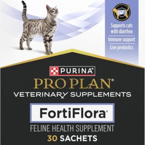 Purina Pro Plan Veterinary Supplements FortiFlora Probiotics for Cats