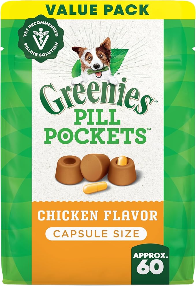Greenies Pill Pockets for Dogs Large Size, Soft Dog Treats