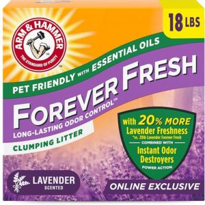 Arm & Hammer Forever Fresh Clumping Cat Litter Lavender